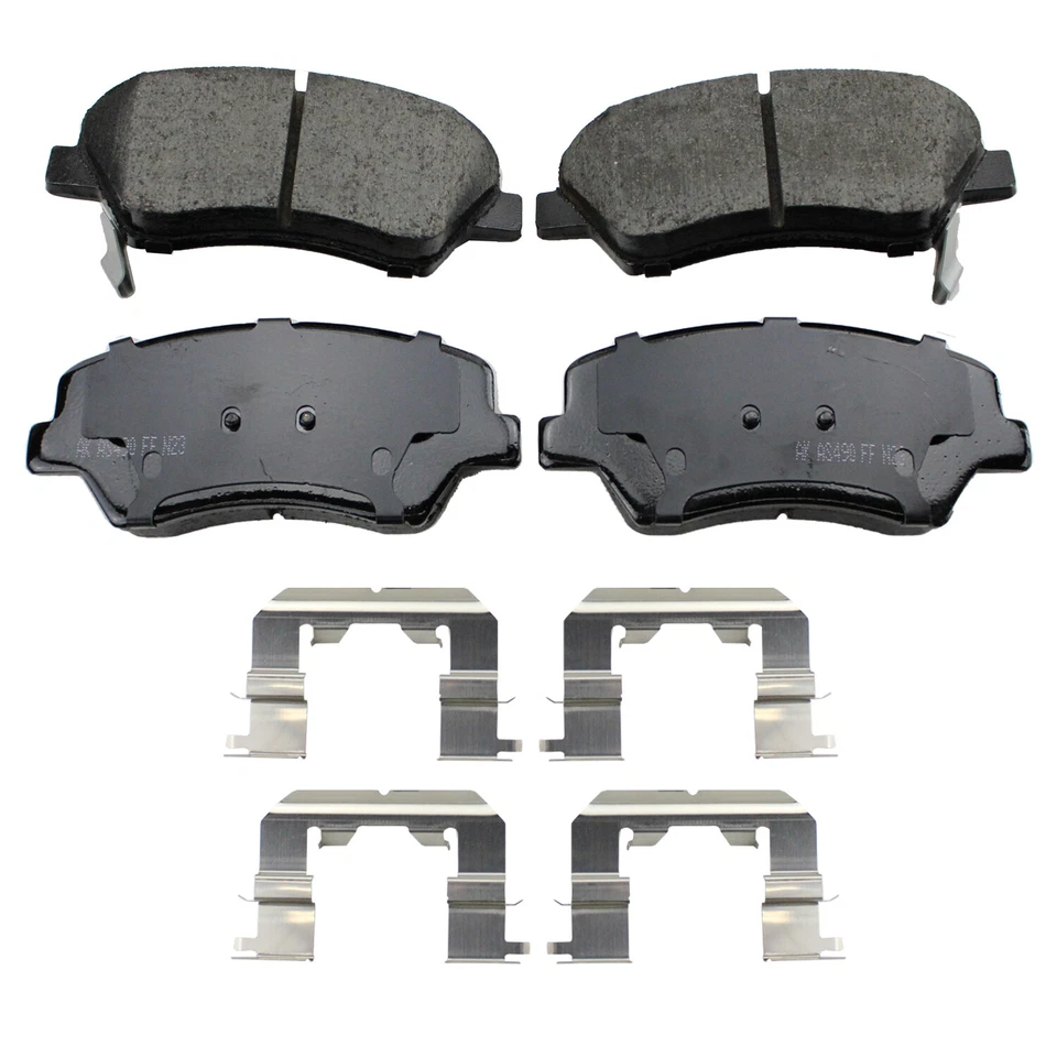 Pastillas de freno de disco delanteras Akebono ProACT para Hyundai Santa Fe Azera Kia Sorrento Foto 2 de 4