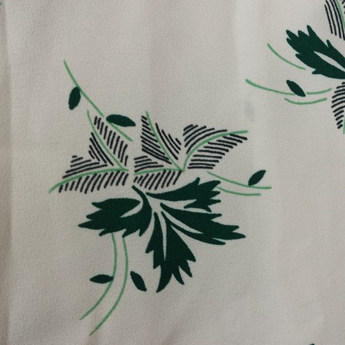 Vintage SEARS Kings Road 70s Shirt Men S White Green Perma Prest MOD Ditsy Indie - Picture 17 of 19