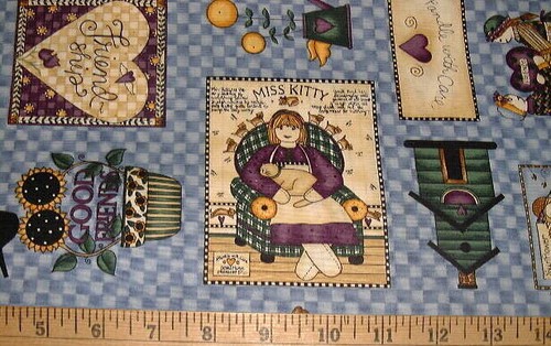DEBBIE MUMM Fabric - Friendship Quilt Labels - 29" PANEL - Picture 2 of 2