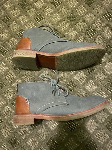 Zapatos de vestir Arizona Jeans Co. para hombre talla 7 gris marrón con corbata excelente estado - Imagen 5 de 11