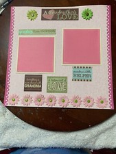 A Grandmother Love-12 x 12 premade scrapbook page