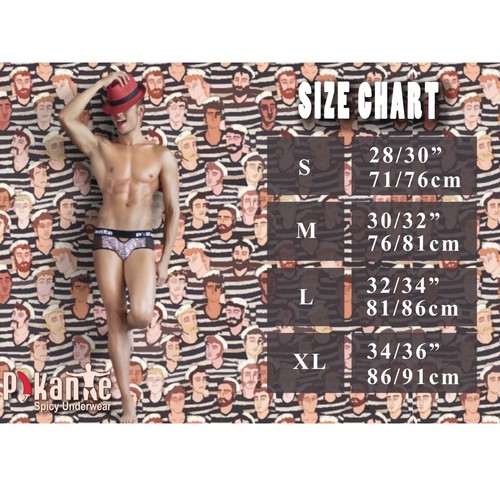 Brief PIKANTE Clay Anatomic Briefs Shaped Pouch Tiger Print 8718 2 - Picture 2 of 7