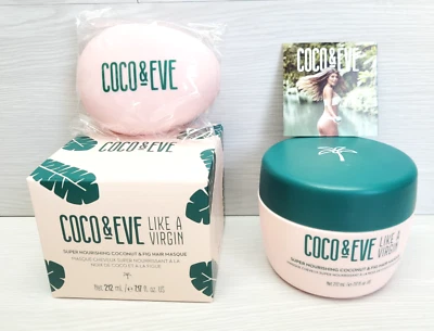 Coco & Eve Super Nourishing Coconut & Fig Hair Masque 212ml Hair Detangler Brush