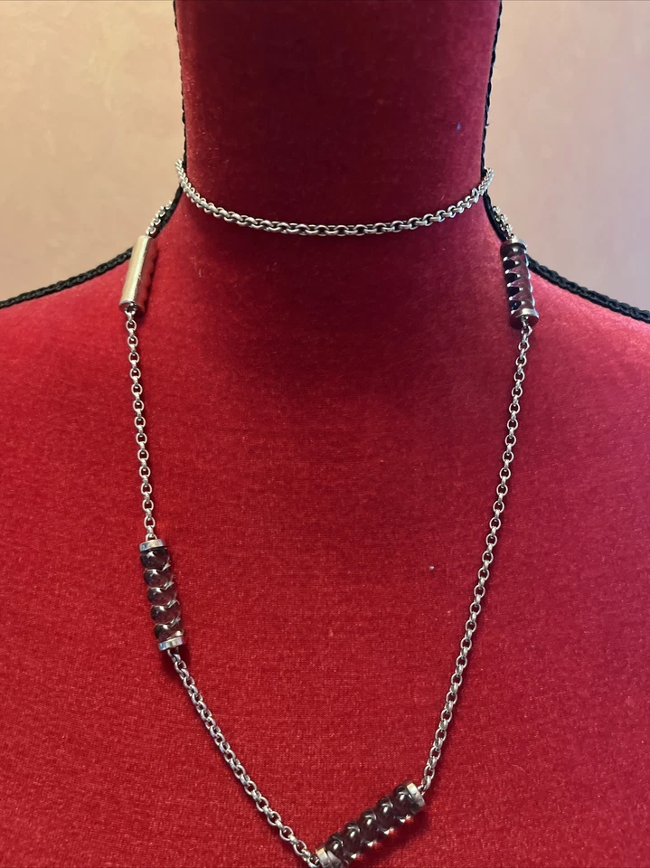 Баккара серебро ожерелье цепочка - Изображение 2 из 4