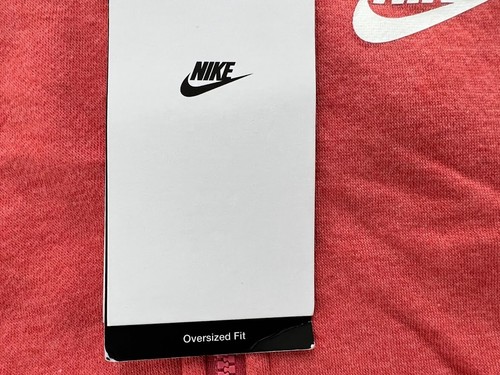 Nike Women's Sportswear Pink 1/4 Zip Fleece Hoodie Oversized Fit Sz XS $60 A5520 - Picture 8 of 12