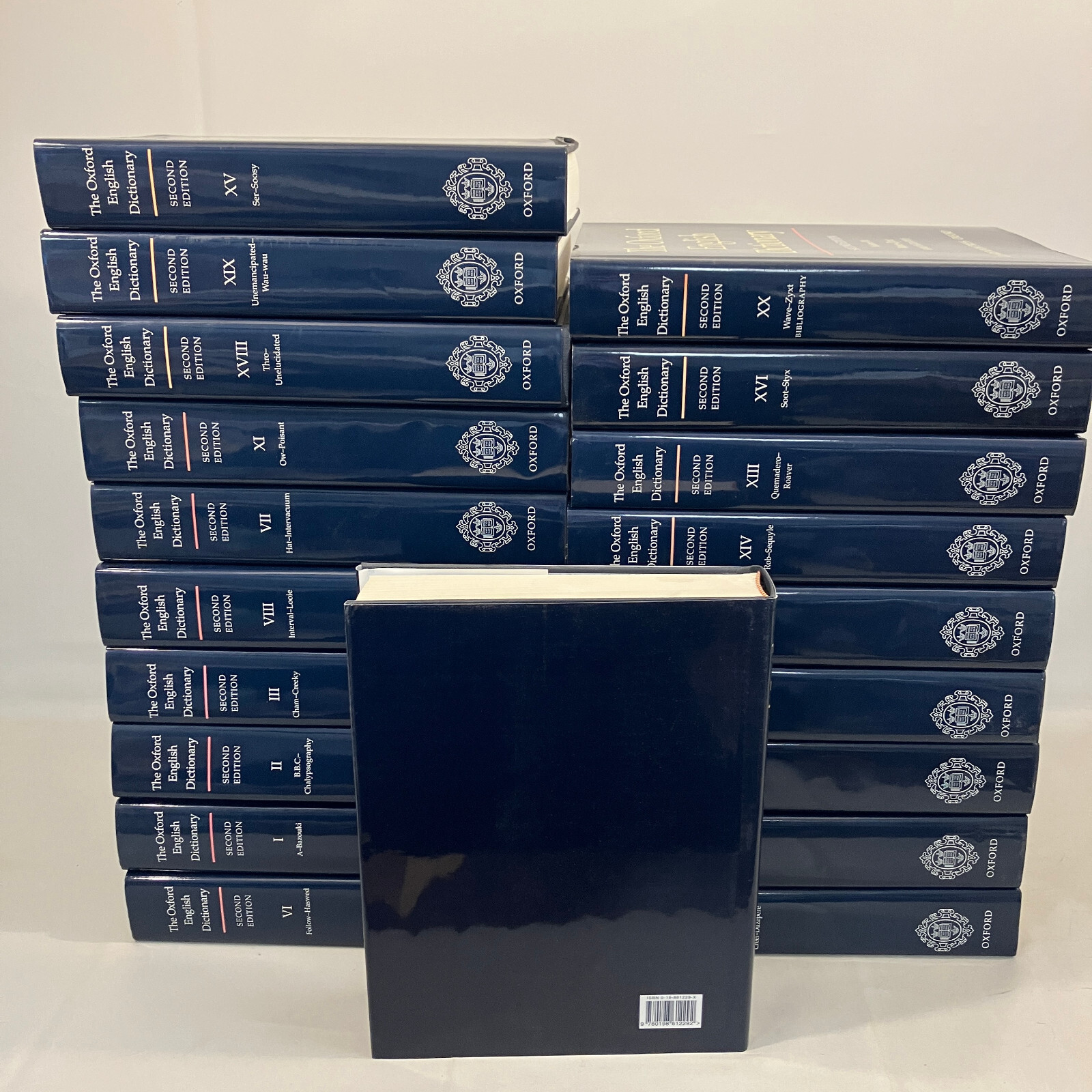 The Oxford English Dictionary Second Edition Complete 20 Vol Set HCDJ