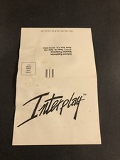 interplay registration card insert PC