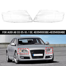 Klar Scheinwerferglas 4E0941003BE Streuscheibe Kappe Für Audi A8 D3 2005-2010
