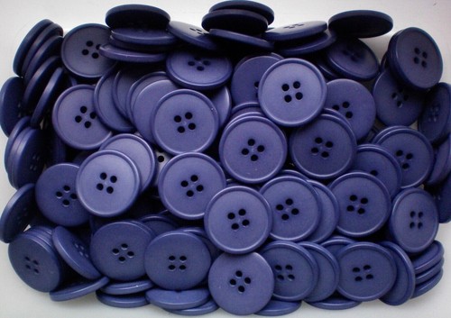 Buttons 23mm 36L Purple 4 Hole Satin Finish Quality Button Sewing Coat (Z26) - Picture 13 of 24