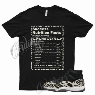 SUCCESS T Shirt for J1 11 WMNS Animal Instinct Red Sail Leopard Cheetah 97