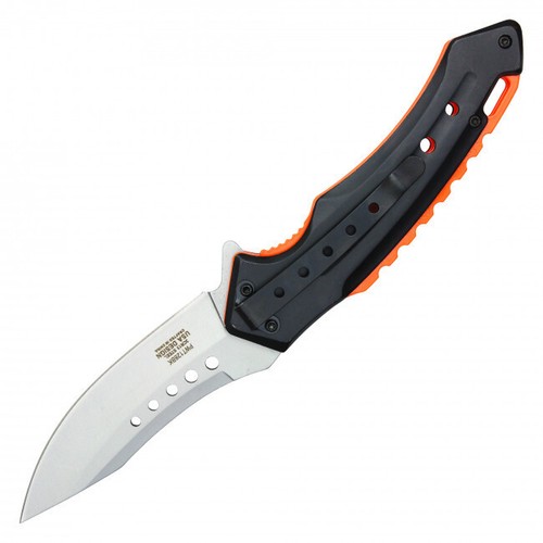 Navaja de bolsillo negra curvada Wartech de 8" - Imagen 2 de 4