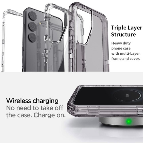 For Samsung Galaxy S25/Plus/Ultra Hard Rugged Clear Phone Case Cover/Accessories - Picture 46 of 54