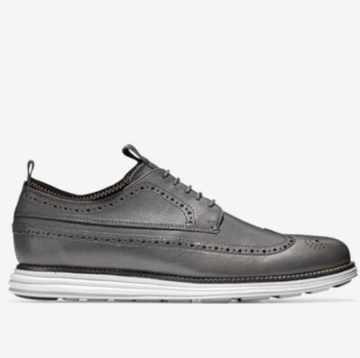 Cole Haan Mens Original Grand Long Wingtip Novelty Oxford 