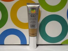 IT COSMETICS ~ CC + COLOR CORRECTING FULL COVERAGE CREAM ~ TAN RICH ~ 1.08 OZ