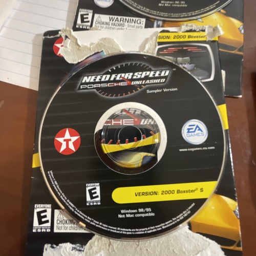 Lot of 5 Texaco Need For Speed Porsche Unleashed CD/ROM By EA Games Version 2000 - Picture 6 of 9