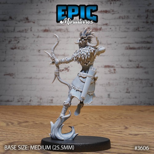 Epic Miniatures 28mm - Female Barbarian Dungeons and Dragons DnD Miniature - Picture 5 of 10