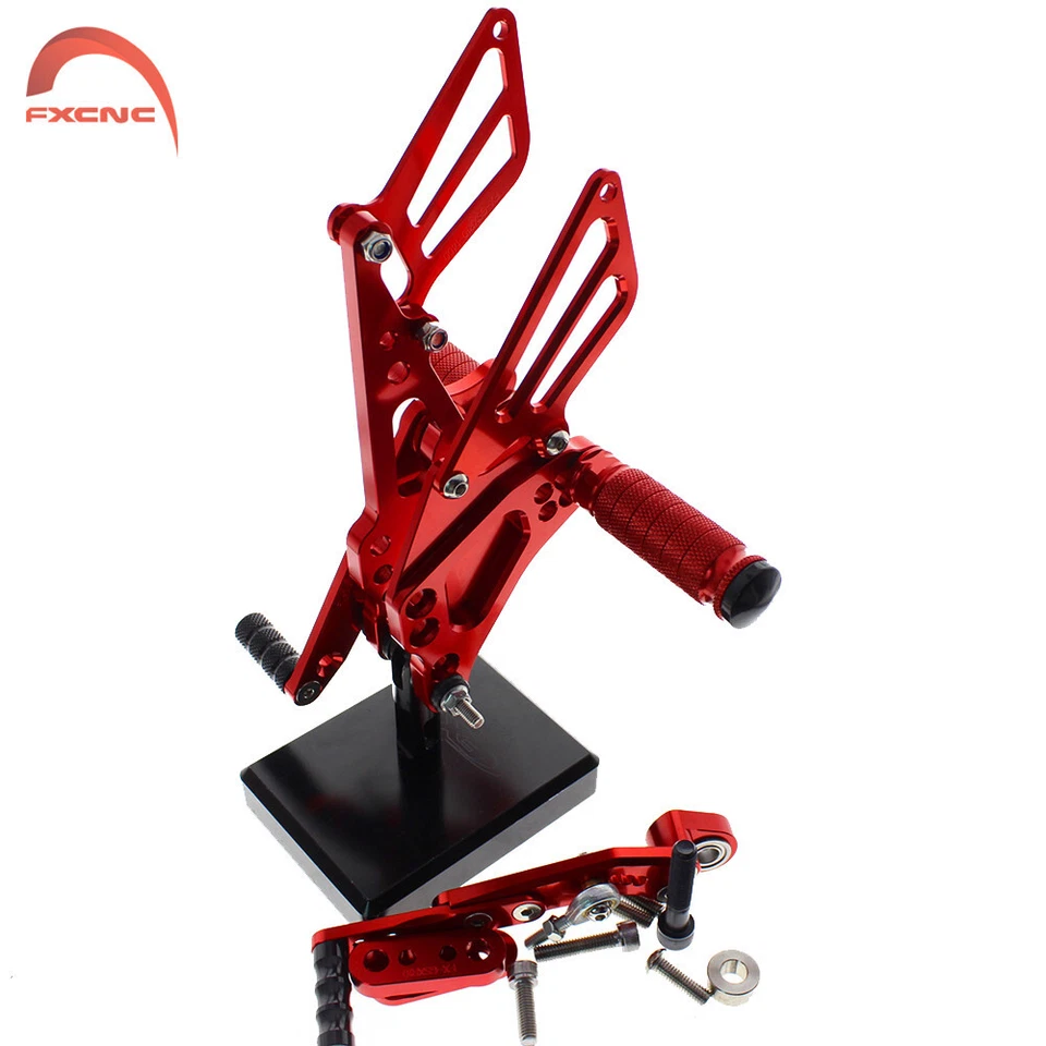 Регулируемые задние подножки с ЧПУ для Suzuki GSXR600/GSXR750 2011-2019 2020 - Изображение 3 из 4