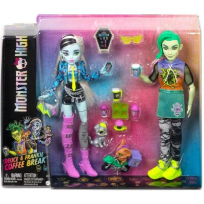 未開封◇モンスターハイ◇デュース&フランキー　コーヒーブレイク　セット　2022 Monster High Deuce And Frankie Stein Coffee Break Fashion