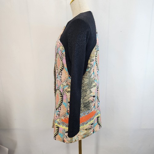 Custo Barcelona Vintage 90's BOHO Long Coat Jacket Made in Spain Sz 38 - Picture 5 of 14