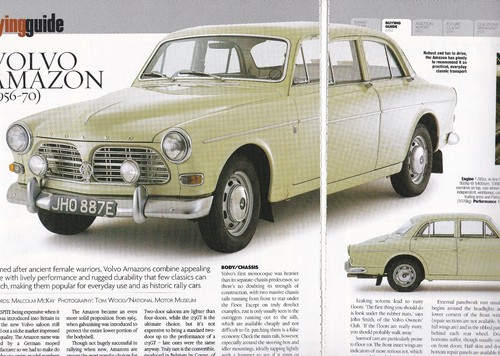 3 LOT Vintage Volvo 120 Amazon, Multi-Page Magazine Articles - 2 UK Issue, 1 USA - Picture 2 of 3