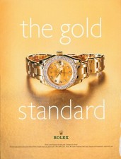ROLEX Watch Magazine Print Ad Oyster Peretual Lady-Datejust  VTG 2000