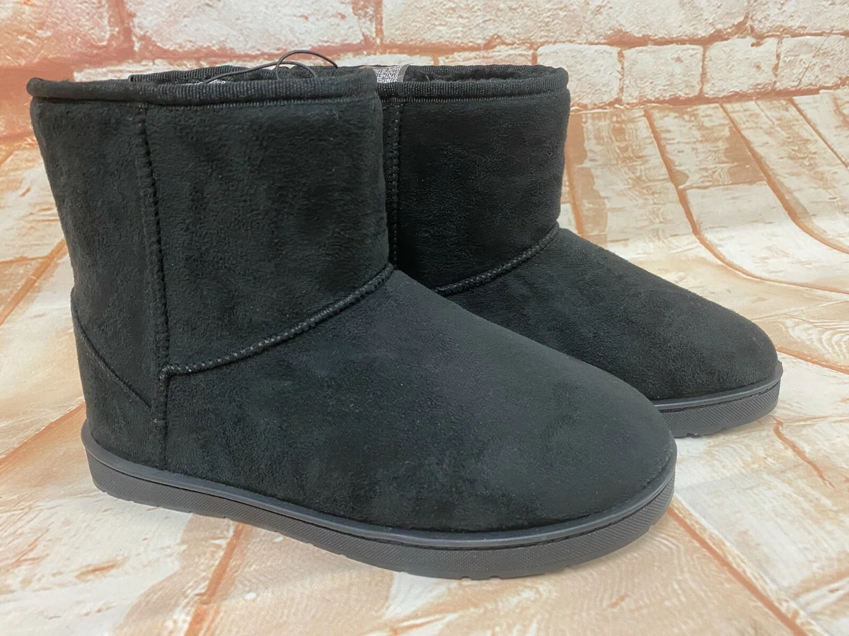 Ladies slipper boots size 9 sales