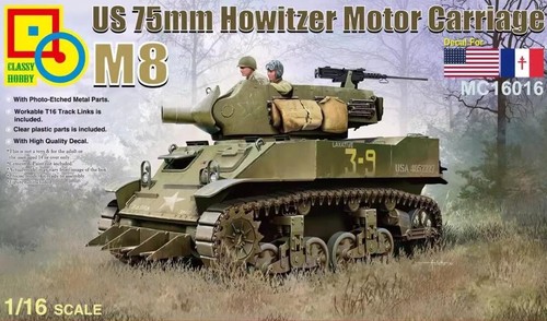 Classy Hobby MC16016 1/16 M8 75mm Howitzer Motor Carriage