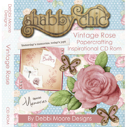 Debbi Moore Designs Vintage Rose Papercrafting Inspirational CD Rom (298072) - Picture 3 of 3