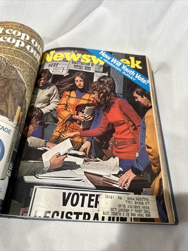 1971 Oct-Dec Newsweek Magazine, Bound Volume #78, Archie Bunker, Economy+ (BM39) - Picture 8 of 13