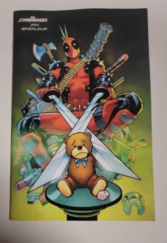 DEADPOOL #1 06/2024 VF+ JAN BAZALDUA STORMBREAKERS VARIANT MARVEL COMICS 