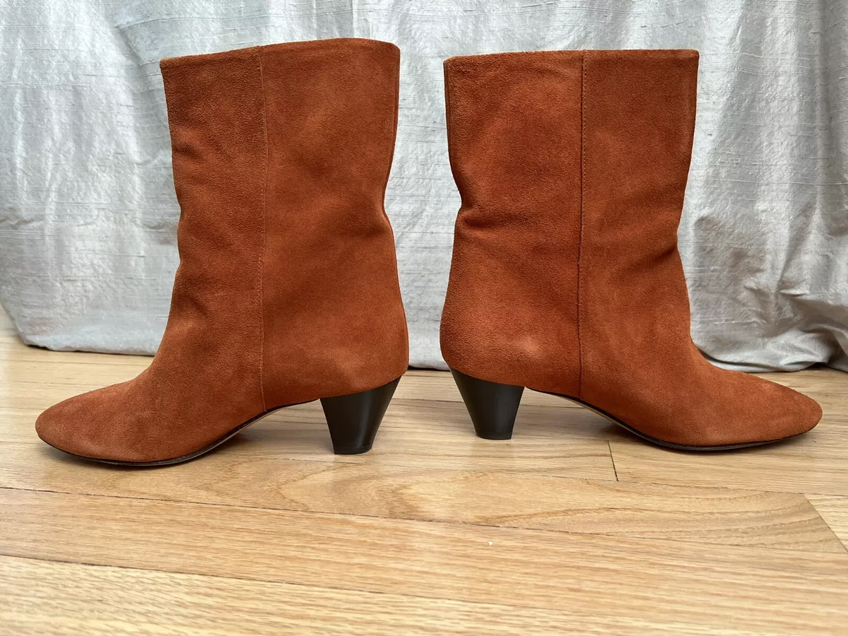 Luscious underordnet fax isabel marant Dyna 36 butterscotch Brown boots booties Shoes suede Leather US 5 | eBay Luscious underordnet fax isabel marant Dyna 36 butterscotch Brown boots booties Shoes suede Leather US 5 | eBay