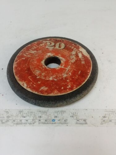 T358 Carborundum 20 Series Grind Wheel 7" x 1" x 3/8" - Picture 2 of 12