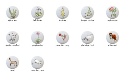 Alpine Life by tgf on 1.5'' DECORATIVE Cabinet PULLS Dresser Drawer KNOBS