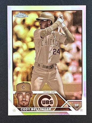 Cody Bellinger 2023 Topps Chrom Sepia Refraktor #21 Chicago Cubs