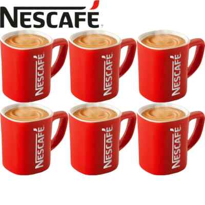 New Nescafe Red Coffee Cup Mug 8 Oz  or 12 Oz _YOU SELECT THE QTY Ships From U.S