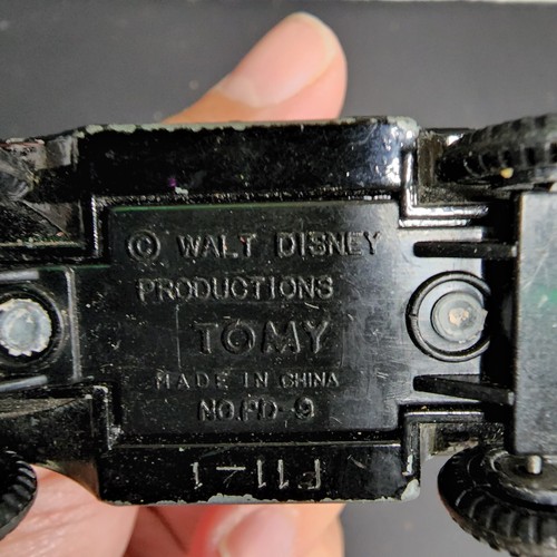 Mickey Mouse 1970 Tomy Diecast Model T Car Walt Disney Vintage Cartoon - Picture 8 of 9