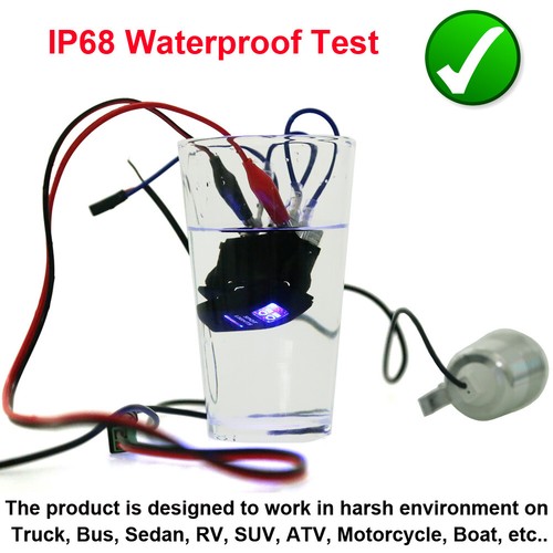 ARB Carling Narva Rocker Switch Dual Backlit Blue LED Light Waterproof 12V 24V - Imagen 7 de 12