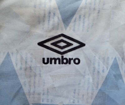 Manchester City 1989 - 1991 Home football Umbro Score Draw