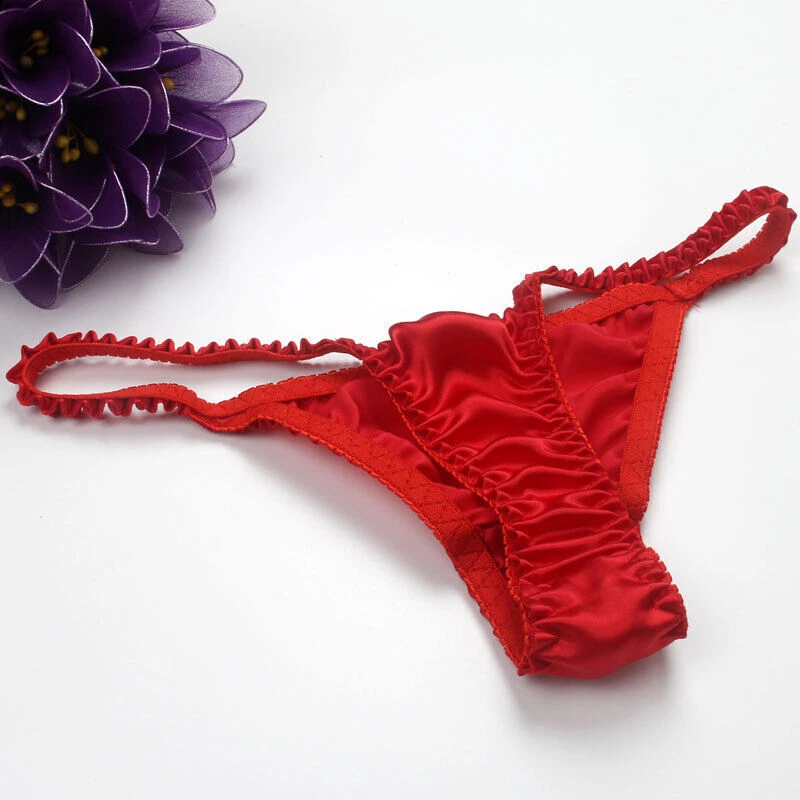 2 piezas Tangas 100 % Seda Adolescentes Niñas Ropa Interior Bragas Sólidas Bragas para Niños 12-14 Foto 4 de 4