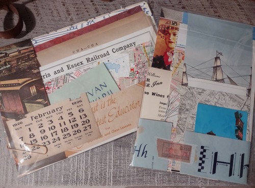 Ephemera Lot: Air, Rail & Sea Travel Stash Bundle Junk Journals, Paper Crafts. - Picture 10 of 11