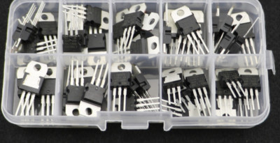 L78 Series Voltage Regulator Kit - 50Pcs 10 Values Assorted