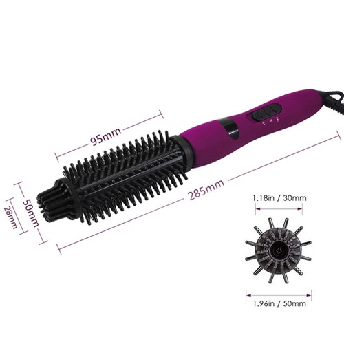 Pro Curling Iron Brush Hair Curler Brush Hot Brush Styling Dryer Tool +AU Plug - Picture 2 of 7