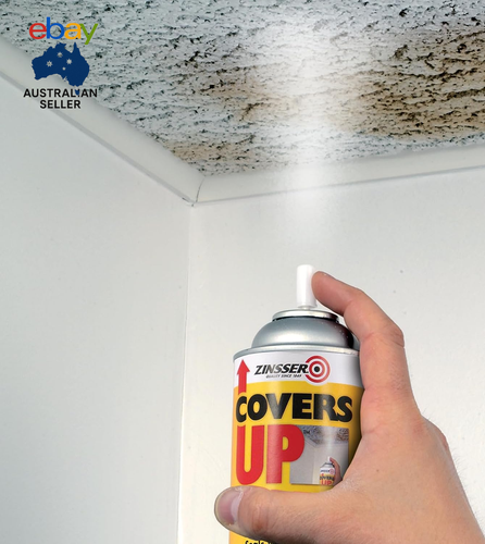 Covers up Ceiling Paint & Primer in One - 369G White Aerosol, Flat Finish, Non-Y - Picture 2 of 12