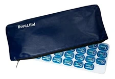 Pill Pod Organizer with Zippered Travel Case 31 Day Monthly Pill Organizer Pods