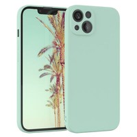 FüR Apple Iphone 13 HandyhüLle Silikon Back Cover Schutz Handy Case Mint GrüN