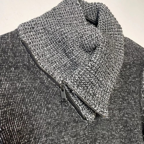 Guess Long Sleeve Pullover Knit Sweater Womens Size XS Black Zipped Cowl Neck - Bild 9 von 10