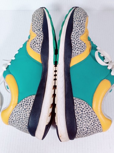 Nike Air Safari Men's Size 13 Leather Sport Shoes A03298-300 Green/Gold/Leopard - Picture 6 of 11