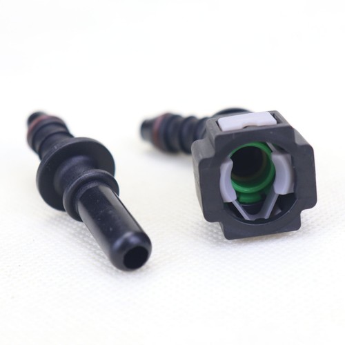 1 juego de manguera de desconexión de liberación de conexión rápida de línea de combustible 7,89 mm SAE 1/4" 45 grados - Imagen 5 de 6
