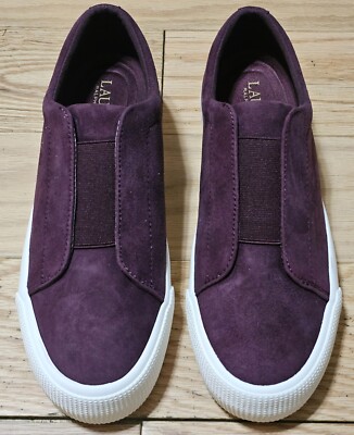 NWB Ralph Lauren Women's Shoes Burgundy ISLA-SK-ATH Bordeaux Kidsuede