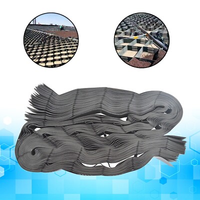 HDPE Geocell Grid 8.2x13.1ft 20x20cm Cells for Soil Stabilization Black